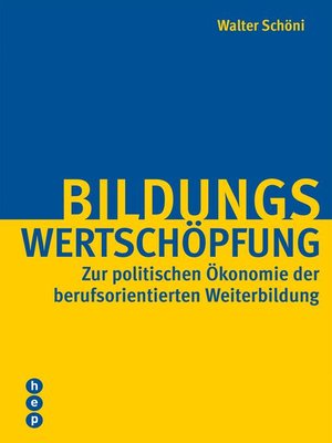 cover image of Bildungswertschöpfung